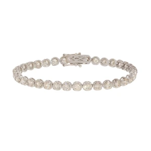 Bransoletka tenisówka z diamentami 18 cm