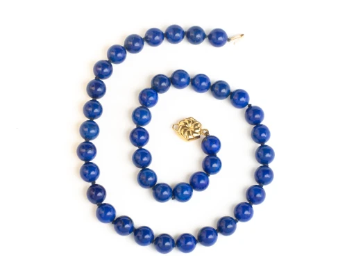 Korale niebieskie z lapis lazuli