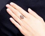 Pierścionek vintage z diamentem 0,28ct