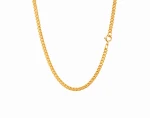 Złoty łańcuszek pancerka 75 cm