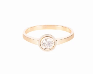 Pierścionek z diamentem ok. 0,30 ct