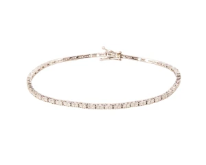 Bransoletka tenisowa, tenisówka, z 106 diamentami
