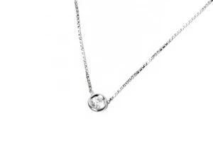 Naszyjnik z diamentem ok. 0,40 ct, magic diamond