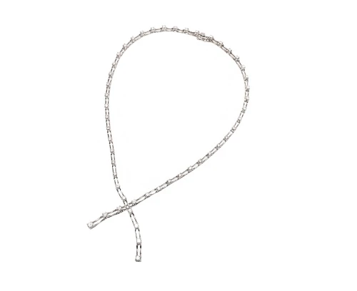 Naszyjnik wysadzany 50 diamentami, łączna masa ok. 4,50 ct