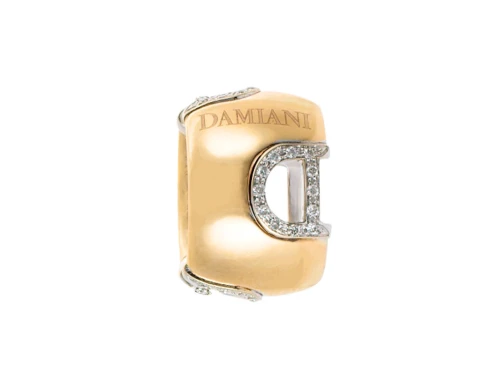 Złota zawieszka z diamentami, ok. 0,13 ct