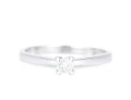 Pierścionek z diamentem o masie ok. 0,11 ct