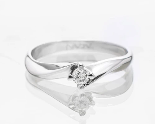 Pierścionek z diamentem 35975